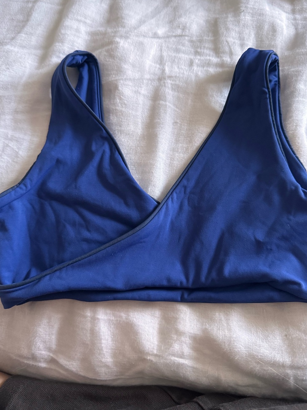 SET Active Blue Crossover Sports Bra | Size S
